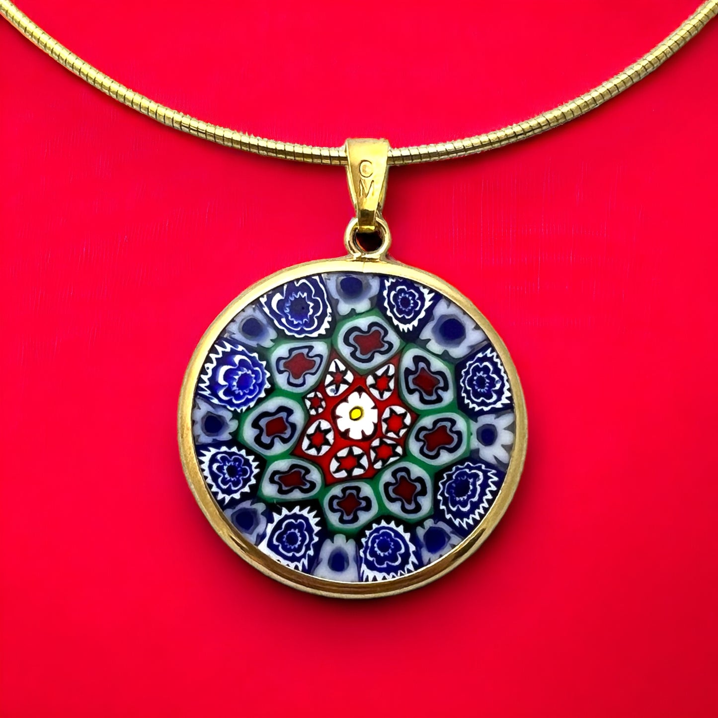 Millefiori Pendant 23mm