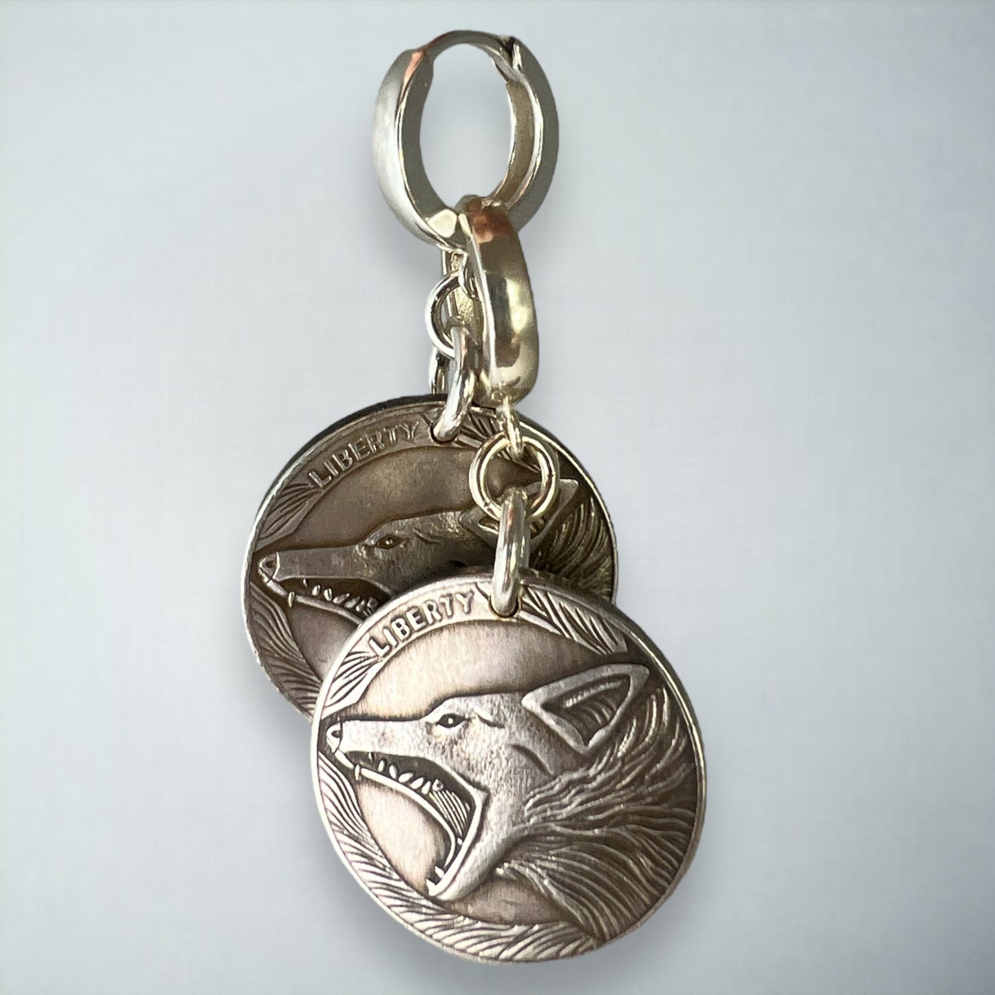 Kolczyki ze Srebrną Monetą