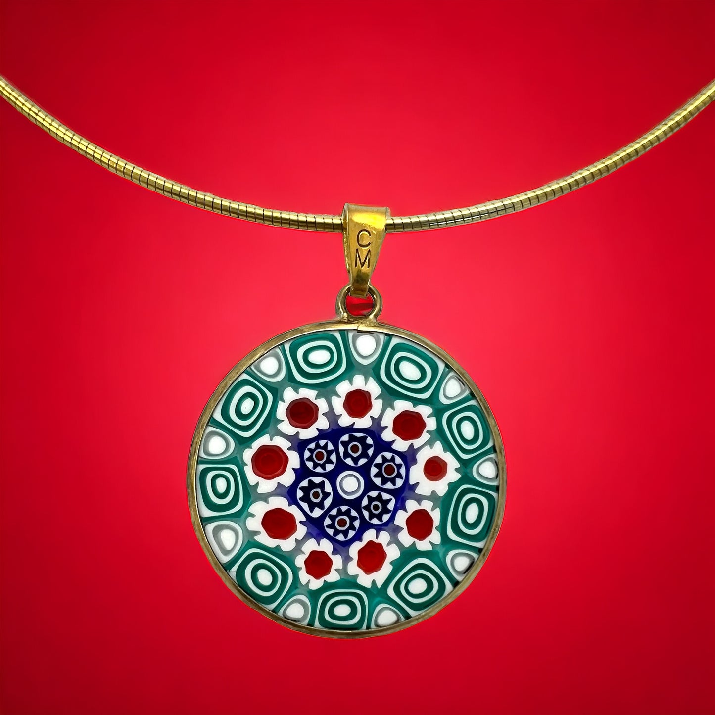 Millefiori Pendant 23mm