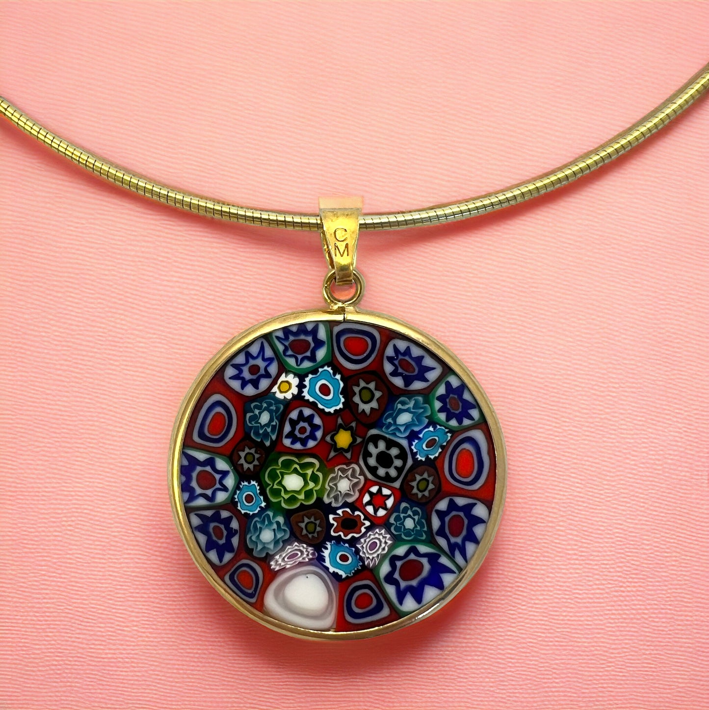 Millefiori Pendant 26mm