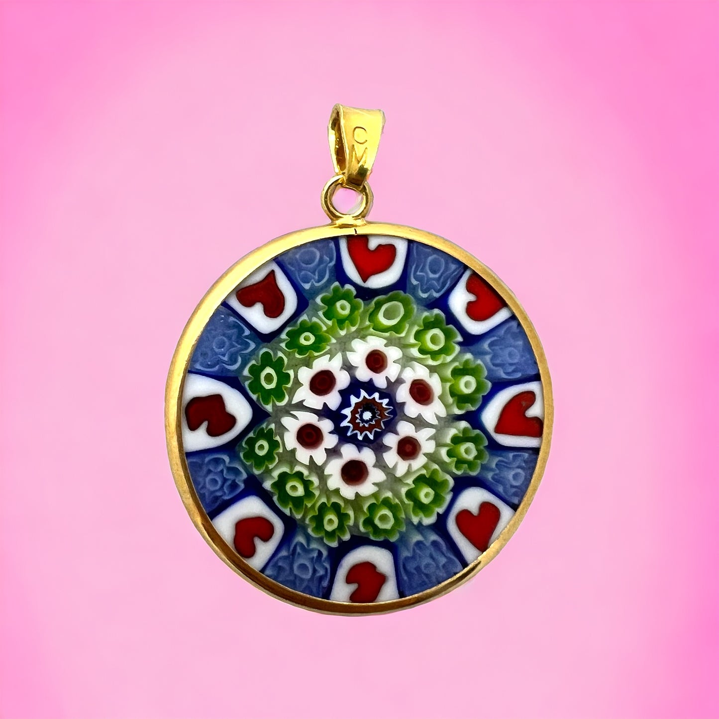 Millefiori Pendant 26mm