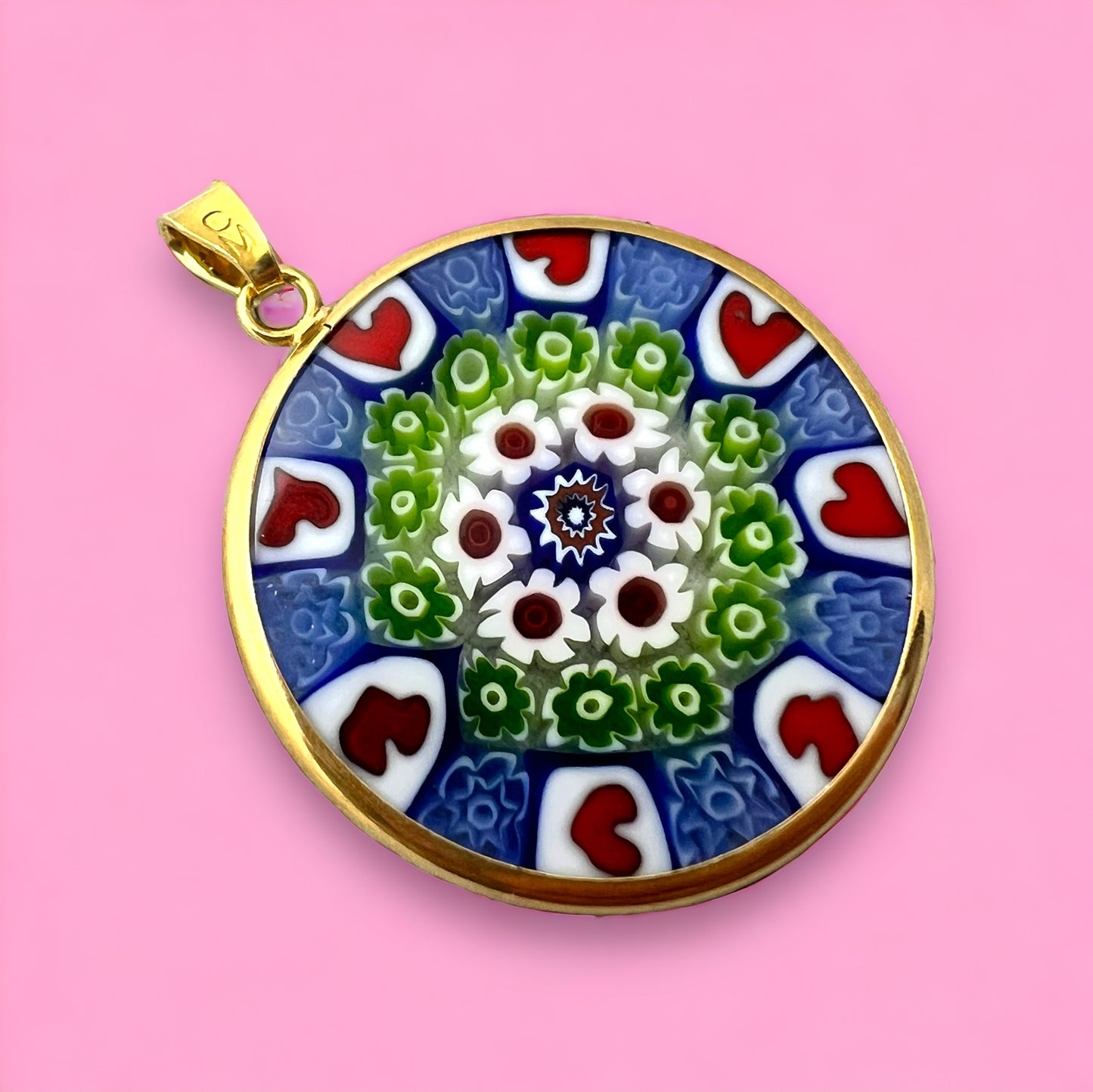 Millefiori Pendant 26mm